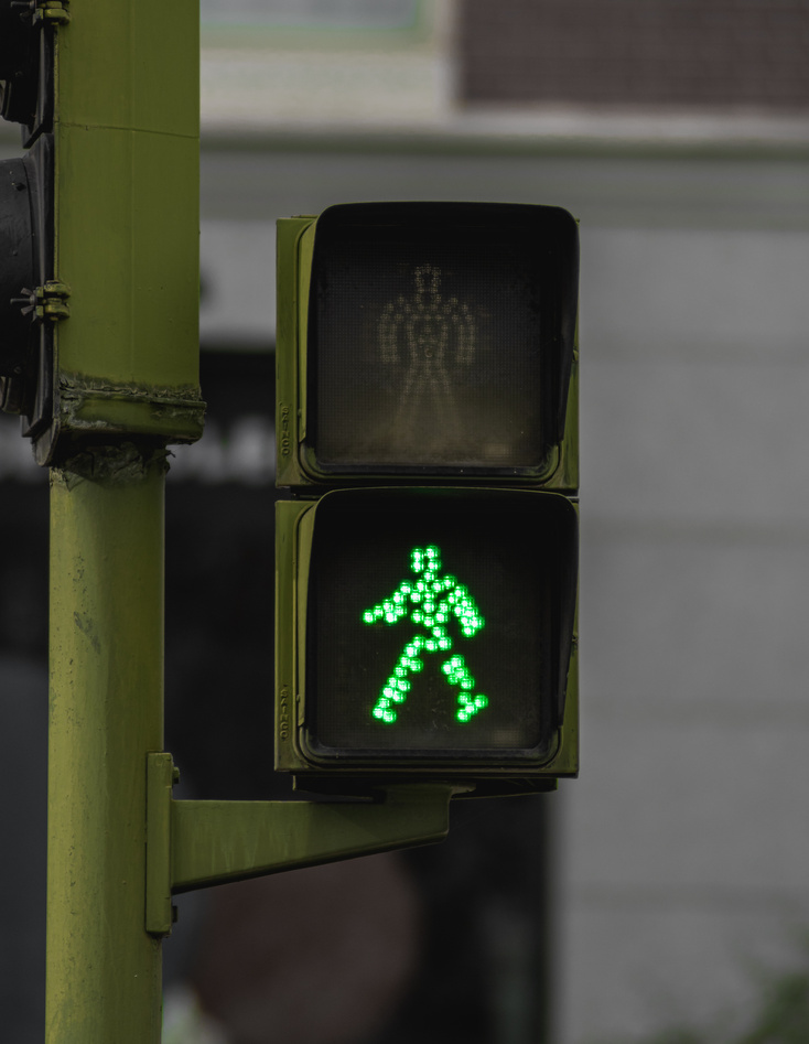 A Pedestrian  Traffic Light 